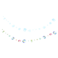 Pikkukuva 2 / 2: 2 kpl Kupla Garland Ripustusbanneri Luova Ripustus Kupla Banneri Valokuva Tarvikkeet Sekalaiset Värit 150x7cm Assorted Color 150x7cm