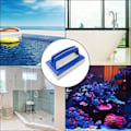 Miniatyrbillede 4 af 5: RYI)*2 stk. svampevandledningsbørste, rengøringsbørste til swimmingpool, plastik*
