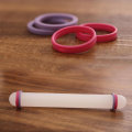 Miniatyrbillede 3 af 5: Fondant Rullepind Rullestav Non-stick DIY Rullepind Kagedekorationsværktøj Med Guideringe (2 stk)