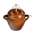 Miniatyrbilde 2 av 2: 1 stk Selvtrykk Sylteglass Forsegling Boks Matboks Keramiske Beholdere Keramisk Krukke Kaffe 20,5X19CM Coffee 20.5X19CM