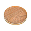 Miniatyrbilde 1 av 3: Japansk stil rund brett matserveringsplate tre snacks dessertplate tebrett for hjem (30m)30cm 30cm