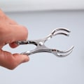 Miniatyrbillede 4 af 5: 10 stk. Strandhåndklæde Klips i Rustfrit Stål, Vindtætte Tøj Klips, Store Håndklæde Klips