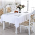 Miniatyrbilde 1 av 5: Lang Dugg, Vaskbar Polyester Dug, Ideell For Buffeter, Fester, Middager, Bryllup, 140 X 200 Cm