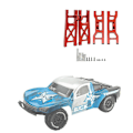 Miniatyrbilde 5 av 5: 4 stk. For- og Bakakselarmer Kompatibel med 1/10 Ecx 2wd Serie Ruckus Torment Circuit Amp Rc Bil Oppgradering