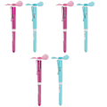 Miniatyrbillede 2 af 2: 6 stk Kreative Blæser-Dekorerede Kuglepenne Multifunktionelle Kuglepenne Skoleartikler 6 stk 16X2CM 6 pcs 16X2CM