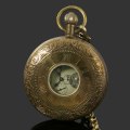 Pikkukuva 4 / 5: Vintage-taskukello Roomalaisin Numeroilla Quartz-taskukello Ketjun Kanssa Jouluun, Valmistumiseen, Syntymäpäiville, Isänpäiväksi