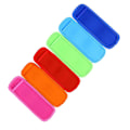 Pikkukuva 2 / 2: 6 kpl Jäätelötikkujen Uusiokäyttöiset Kotelot Pakastimeen Kotitekoisiin Jäätelötikkuihin Neopreeni Kangas Lasten Sekalaiset C Assorted Color 18X6.5X0.5CM