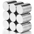 Miniatyrbillede 1 af 5: 80 Køleskabsmagneter, Super Stærke Neodymium Magneter N52 Runde Flade Permanente Magnetiske 12mm x 2mm Tykke