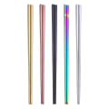 Miniatyrbilde 1 av 5: 5 Par Chopsticks i 5 Farger Metallisk Stål Rustfritt Stål Spisepinner Metall Kvalitet Spisepinner Laget Av Rustfritt Stål 23,5cm
