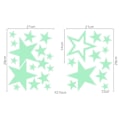 Miniatyrbild 5 av 5: Luminous Stickers Väggdekaler, 435 st Luminous Stjärnor Prickar Och Måne Väggdekaler Väggdekaler DIY För Sovrum Pojkar Flickor Barnkammare