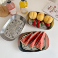 Miniatyrbilde 3 av 4: 3 stk Nordisk Retro Småbrett Snacks Tallerken Hotell Servise Pasta Tallerken