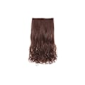 Pikkukuva 2 / 2: RY-Clip-on Lisäkehiukset - Kihara & Suora Tukka - 70 cm Tummanruskea DarkBrown one size