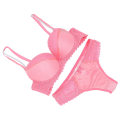 Miniatyrbilde 2 av 5: 1 Sett Sexy Undertøy for Kvinner Elegant Dame BH og Truser Sett Blonder Kvinner-undertøy Rosa 38 85B Pink 38 85B
