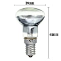 Miniatyrbilde 2 av 5: Lavalamp Erstatningspære E14 R39 30W Spotlight Skrue Pære Klar Reflektor Spot Light Glødepærer La [dB} Transparent_ry