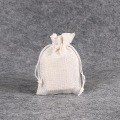 Miniatyrbillede 1 af 2: 20 stk. muslinpose bomuld snørepose poser husholdningsartikler (15 x 18 cm)
