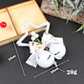 Miniatyrbilde 5 av 5: 3 stk Juletrær Jingle Bells Pynt, Juletrær Hengende Pynt til Jul Dør Hjem Fest Tilbehør
