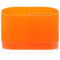 Pikkukuva 1 / 2: Keittiövälineiden pidike pöydälle, Tikkujen pidike, Muovinen ruokailuvälineiden pidike, Muovinen lusikkapidike, Oranssin värinen, 17X Orange 17X11CM