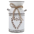 Miniatyrbild 2 av 4: Blomsterarrangemang Vas Kruka Hållare Bord Mittstycke Dekoration Ornament Vit 19.5X10cm White 19.5X10cm
