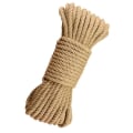 Miniatyrbillede 2 af 2: Robust Tøjstativ Jute Snore Rul Sisal Stof Snore Katteskrabe Pæl Katteskrabe Snore Brown 2500x0.5cm