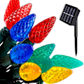 Miniatyrbilde 1 av 5: Solcelle-lyslenke, Halloween-dekorative lyslenker, 50 LED 5 meter eventyrlyslenke