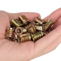 Miniatyrbilde 3 av 5: 100 stk. M6 X 15mm Møbelskruer med gjenger