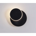 Miniatyrbillede 1 af 5: LED væglampe smedejern maleri roterende soveværelse natlampe interiør dekoration sort