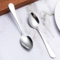 Miniatyrbilde 3 av 5: Chef Craft Serrated Grapefruktskje, 6,5 tommer lang, 2-pakning, Rustfritt Stål Eplepuré Fruktpuré Skje Multifunksjonell Skje
