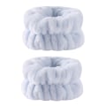 Miniatyrbillede 3 af 5: 8 stk. Spa Håndledsvaskebånd Mikrofiber Håndledsvaskehåndklæde Bånd Håndledsband til Ansigtsvask Absorberende Håndledsband Håndleds Svedbånd til Kvinder Piger
