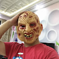 Pikkukuva 1 / 5: Aikuisille tarkoitettu lyhyt osa virallinen asu, yksi koko vinyylimask - Freddy's Claws of the Night -asu