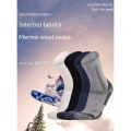 Miniatyrbilde 3 av 5: 1 Pakk Ull Vandresokker Temperaturregulerende for Menn & Kvinner white 1pcs