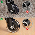Miniatyrbilde 2 av 5: Kontorstolhjul 5 stk, 10x22mm Svingbare hjul for IKEA-stoler, 360° stille rulling, holdbare, ripebeskyttelse_RY