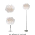 Miniatyrbillede 4 af 5: /Ryi/Fjer lampeskærm til loftlampe. Fluffy lampe42-