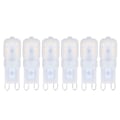 Miniatyrbillede 2 af 5: 6 stk. G9 LED-pærer Dæmpbar 3W Energibesparende 360 Graders Lampe til Loftslamper og Loftarmaturer Varm Hvid 220-240V_ryy