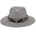 Miniatyrbilde 2 av 4: Klassisk Panamahatt Sommer Solhatt For Kvinner Menn Strand Halmhatt