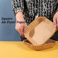 Pikkukuva 2 / 5: 50/100 kpl Airfryer-setti Airfryer Uuni Leivinpaperi Keittiötarvikkeet Neliö_ryy