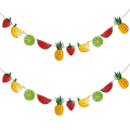 Miniatyrbilde 1 av 2: 2 stk Sommerdekor Fruktdekorasjoner Fotobanner Ananas Festdekorasjoner 2stk 2pcs