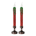 Miniatyrbild 1 av 5: RYI) Fladdrande Flamfri Blodig Ljus Flamfri Ljuslykta För Jul