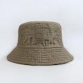 Pikkukuva 5 / 5: Naisten Aurinkohattu Auringonsuojaus Rantahattu Kesä Bucket Hat (Harmaa)