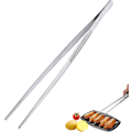 Miniatyrbilde 1 av 5: 30 cm Multifunksjons Tang i Rustfritt Stål, Lange Rett BBQ Tang Kjøkkenverktøy, Brukes Til Matlaging, Dekorering, Kakedekorering, Stektang