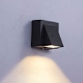 Miniatyrbillede 1 af 4: LED Vægskinne Vandafvisende/Udendørs IP65 Vandafvisende Moderne Enkel Sort Enkelt Hoved Spotlight (Varmt Hvidt)