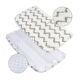 Miniatyrbilde 2 av 4: 4 stk Dampmoppputer, Vaskbare Mikrofiber Rengjøringsdampere Erstatningsputer for Steam Pocket Mop Hardgulvrenser