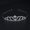 Miniatyrbilde 2 av 2: 2 stk Krystall Rhinestones Bryllup Brud Tiara Krystall Kroner Prinsesse Rhinestone Jenter Sølv Silver