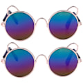 Miniatyrbilde 1 av 3: 2 stk Runde Solbriller Kjæledyr Øyewear Kjæledyr Øyewear Katt Runde Solbriller Katt Prinsesse Solbriller Små Colorful 8.2X7X3.5CM