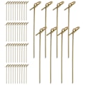 Miniatyrbilde 2 av 3: 100 stk Bambus Cocktailpinner Knutede Spidd Matpinner Cocktail Swizzle Pinner For Mat Dessert Frukt Forrett