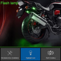 Miniatyrbillede 4 af 5: LED Flyvemaskine Strobe Lys, Mini Drone Strobe Lys, Drone Anti-kollisionslys, Multifunktionel Lommelygte Til RC Motorcykel Bil, Udendørs Cykel