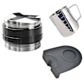 Miniatyrbillede 1 af 3: 51mm Hjørne Kaffe Tamper Barista Værktøjer Mælkeskummerkande Espresso Kaffe Maskine Silikon Tamper Måtte
