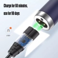 Miniatyrbilde 2 av 4: Øre- og nesetrimmer for menn og kvinner Profesjonell USB-ladbare nesetrimmer Neseklippere Øyenbryns- og ansiktshårstrimmer B