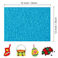 Miniatyrbilde 3 av 3: Filtsjikt, 50 stk Assorterte Farger Filtsjikt 12x12 Tommer, Kompatibel Med Håndverk, DIY, Skoleprosjekter