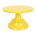 Miniatyrbillede 1 af 2: Jern Kage Opbevaringsplade Kage Stativ Dessert Stativ Kage Display Plade Hjemmeforsyninger Gul 20x20cm Yellow 20x20cm