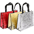 Miniatyrbillede 1 af 4: 9 Styk Ikke-Vævede Tasker Genanvendelige Kompatible Med Tote Bag (32 * 12 * 40 cm)